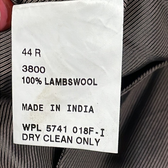 Oscar de la Renta Elbow Patch Sport Coat Blazer Wool Herringbone Plaid 44R - Picture 8 of 11